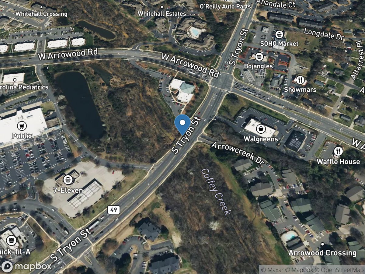 Coffey Creek near Charlotte, NC location