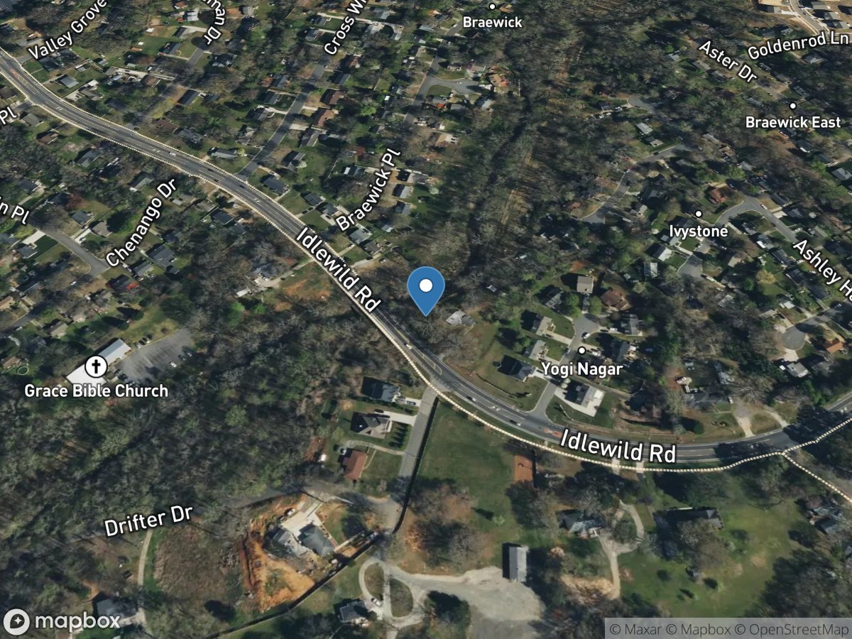 McAlpine Creek at Sr3150 near Idlewild, NC location