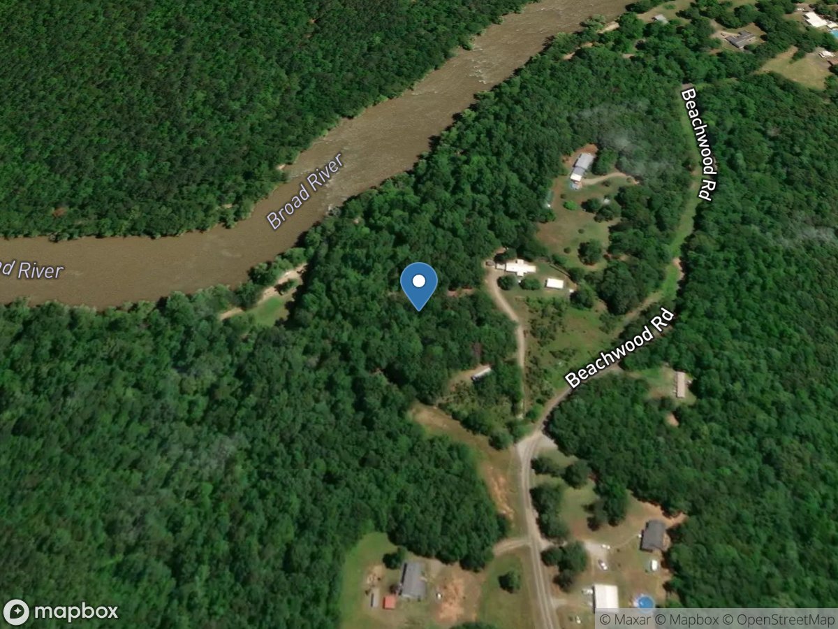 Broad River near Boiling Springs, NC location