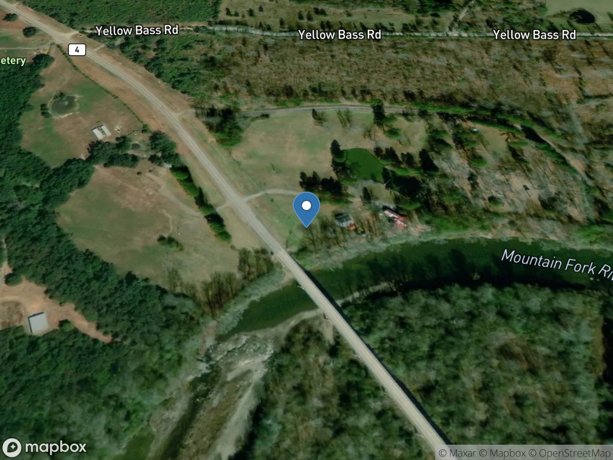 Mountain Fork at Smithville, OK location