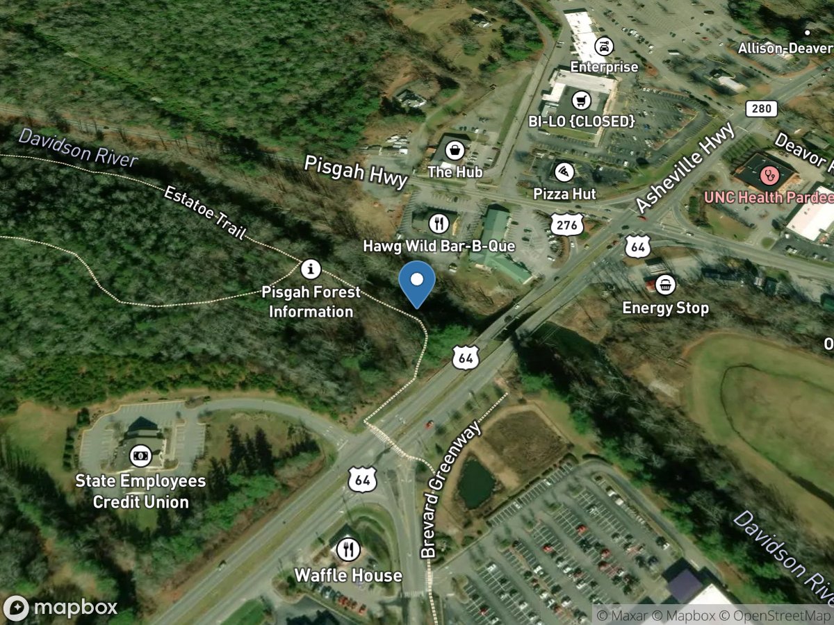 Davidson River near Brevard, NC location