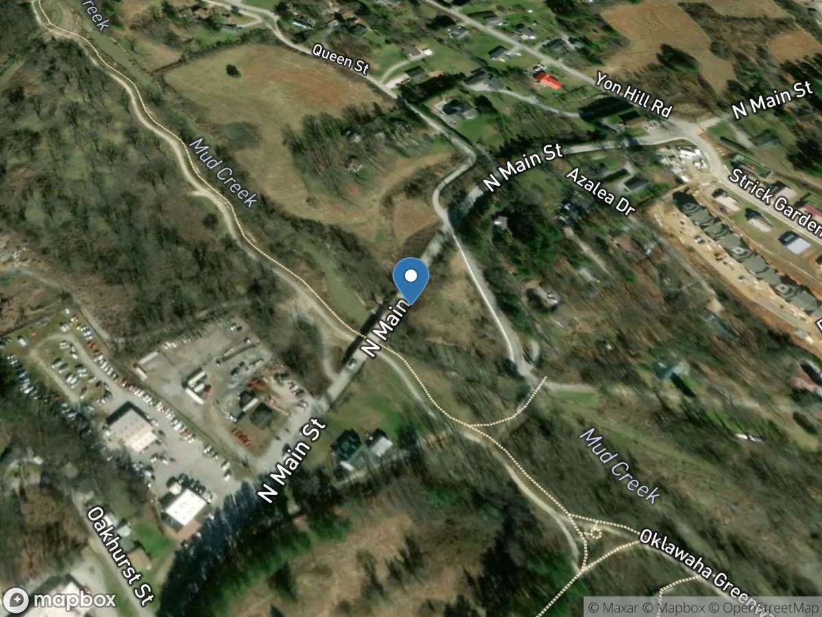 Mud Creek at Secondary Road 1503 near Balfour, NC location