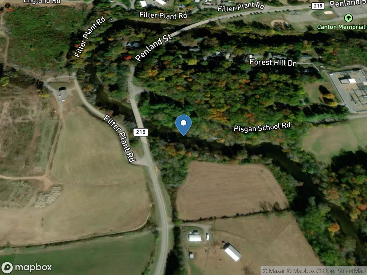 Pigeon River near Canton, NC location