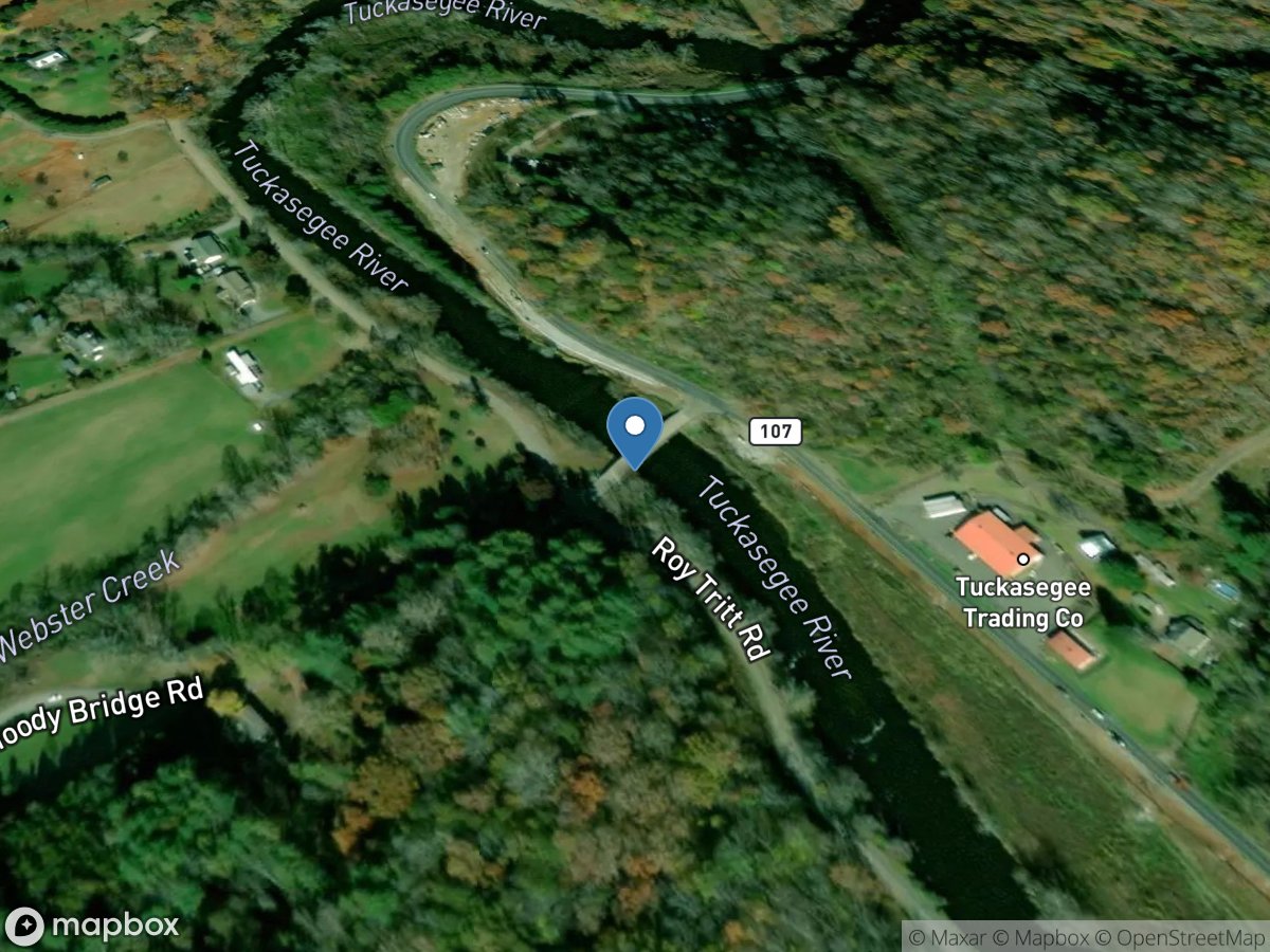 Tuckasegee River at SR 1172 near Cullowhee, NC location