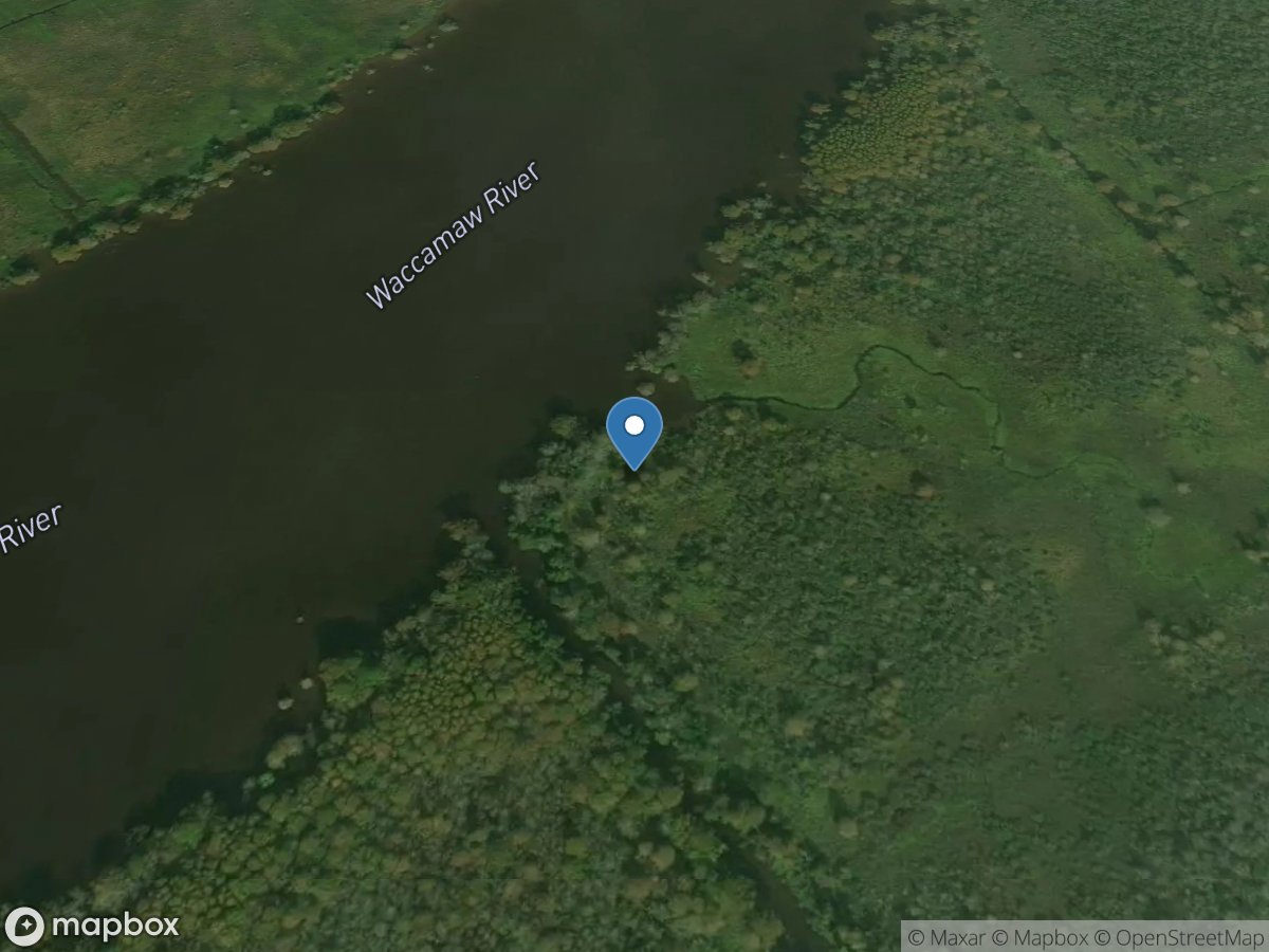 Waccamaw River near Pawleys Island, SC location