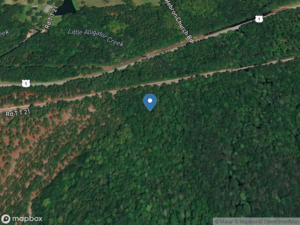 Black Creek near McBee, SC location