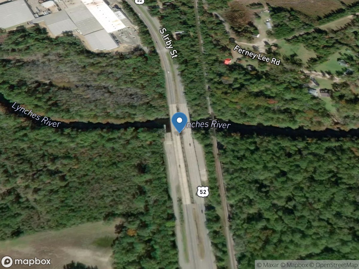 Lynches River at Effingham, SC location