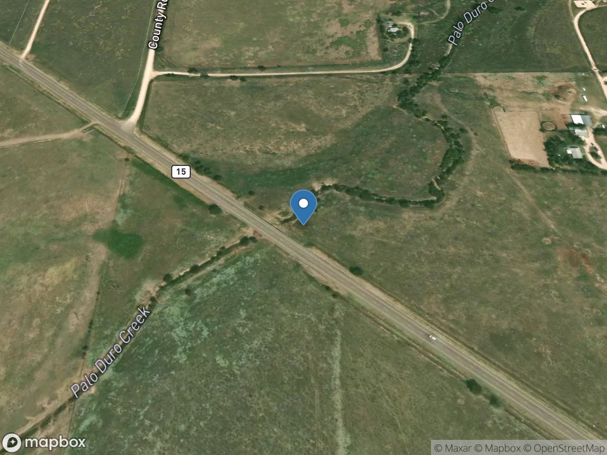 Palo Duro Creek near Spearman, TX location