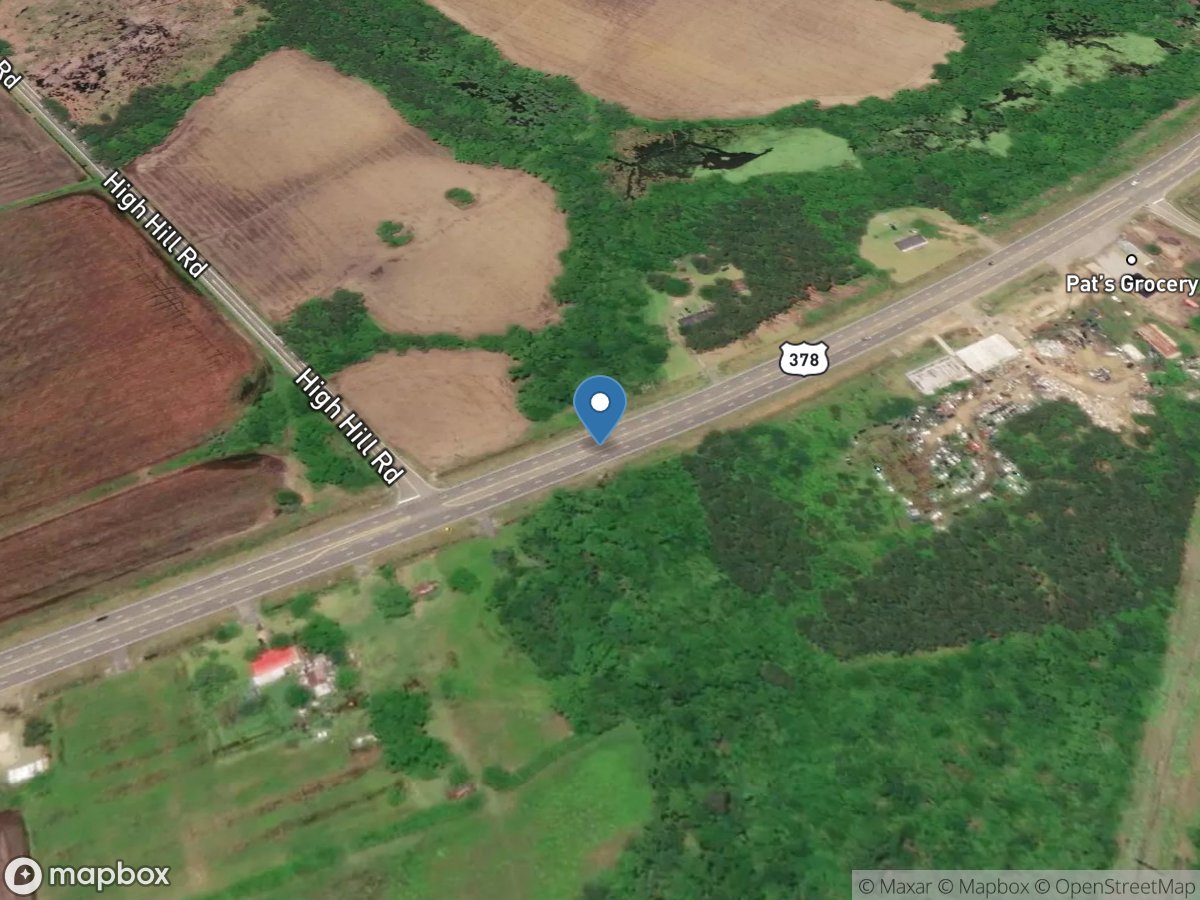 Trib to High Hill Canal near Lake City, SC location