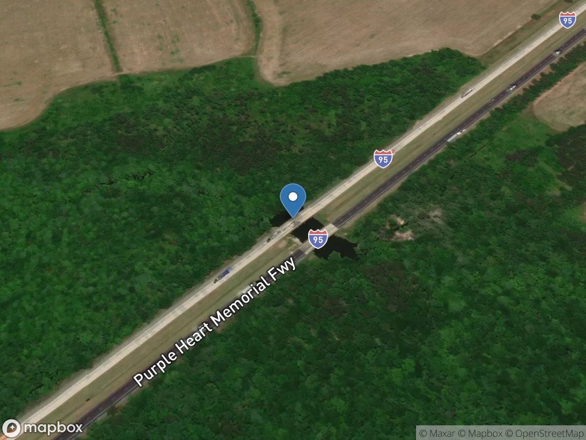 Tearcoat Branch at I-95 near Manning, SC location