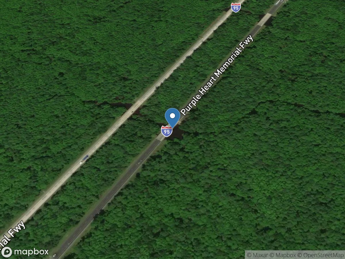 Pocotaligo River at I-95 above Manning, SC location