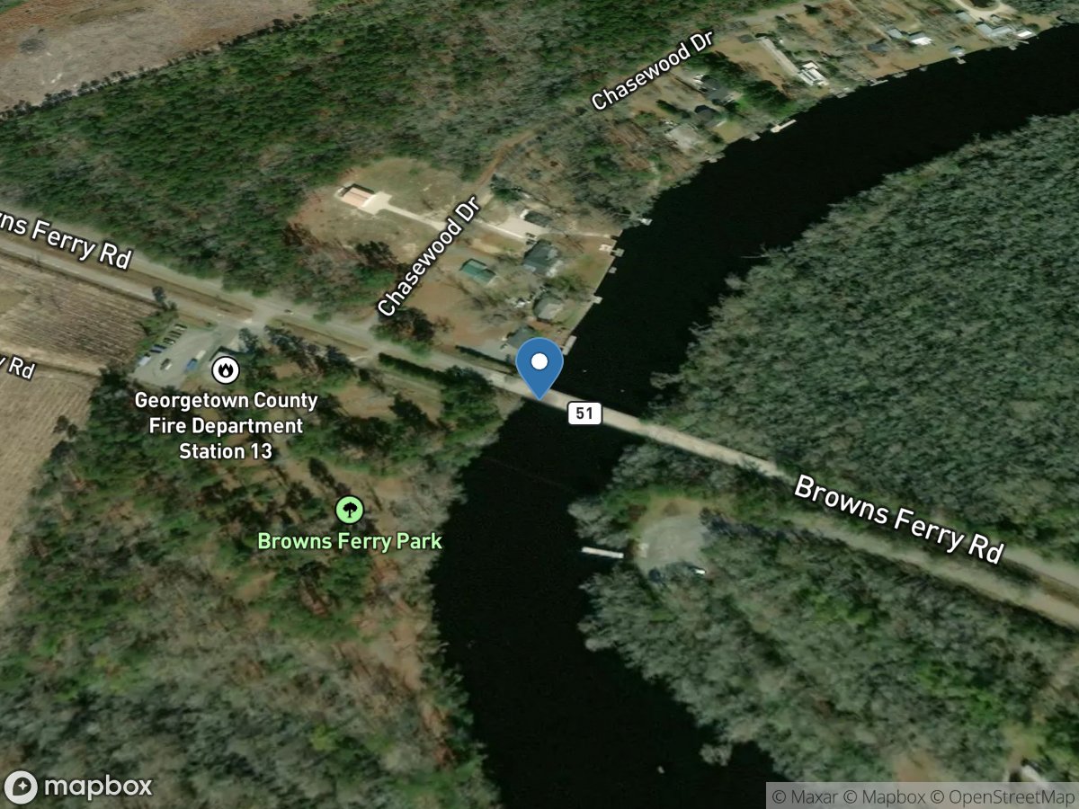 Black River at Sc51 near Rhems, SC location