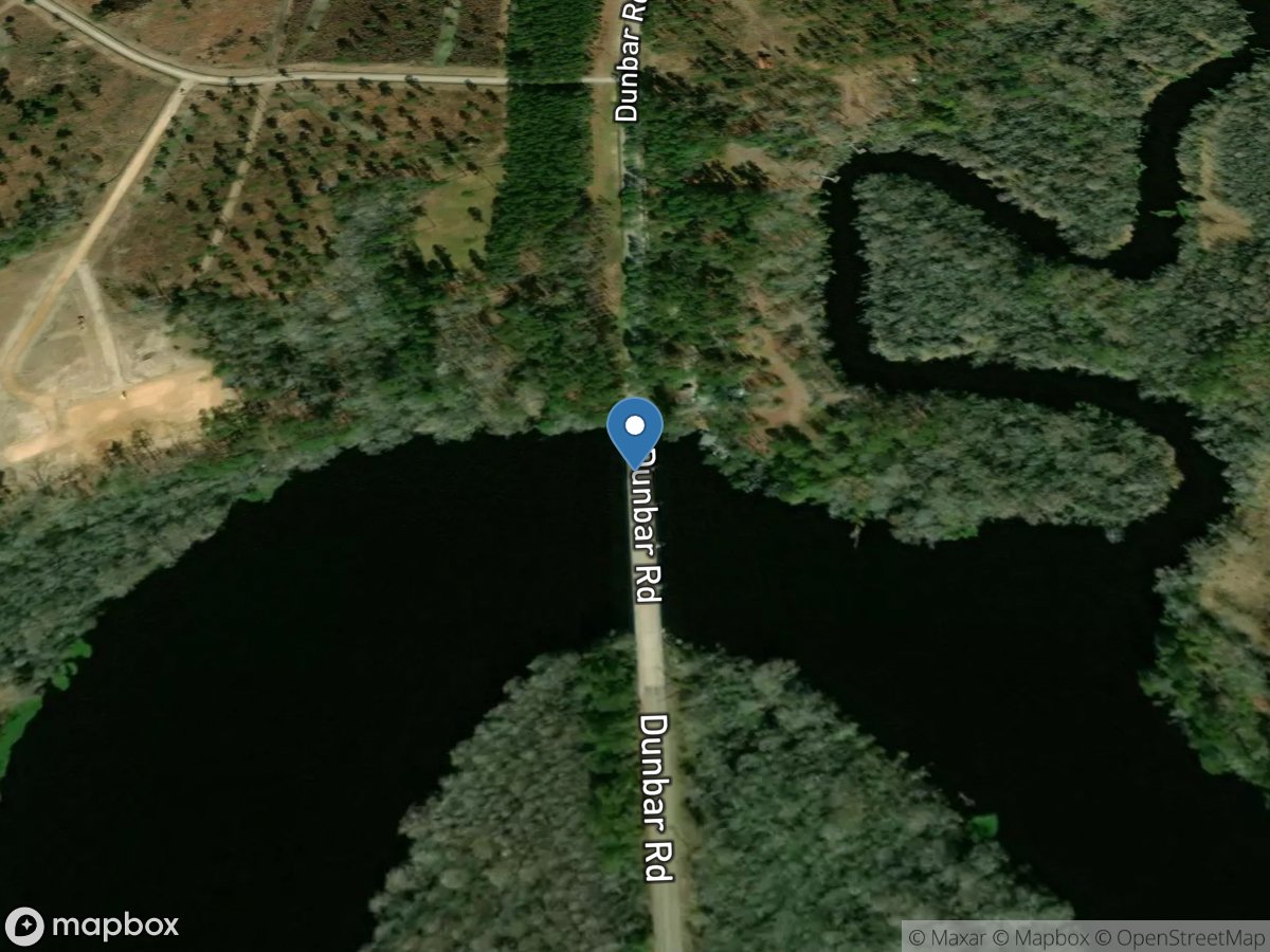 Black River near Dunbar, SC location