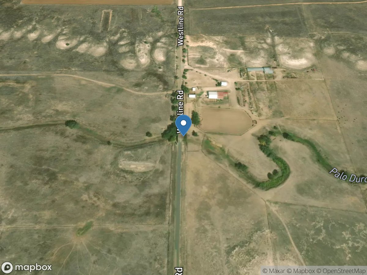 Palo Duro Creek at Westline Road near Umbarger, TX location