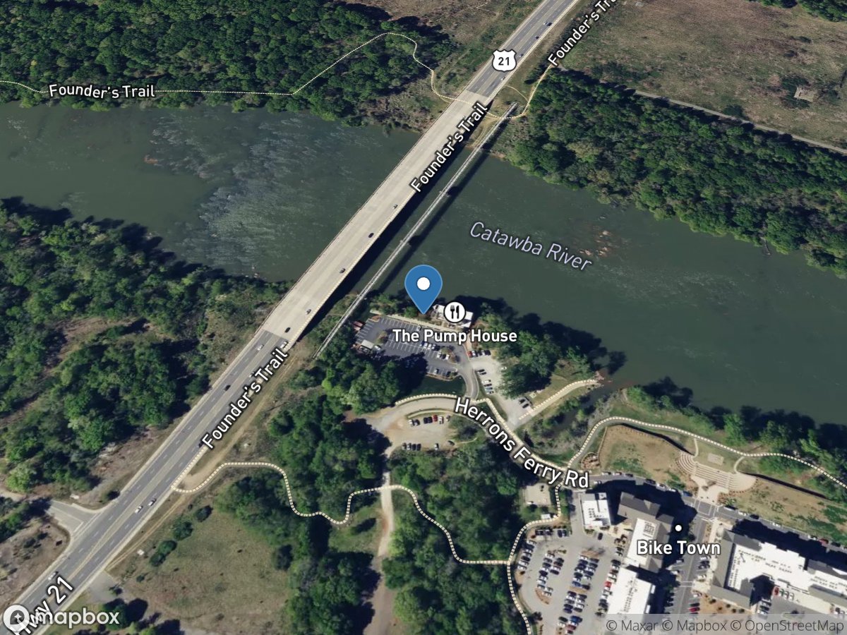 Catawba River near Rock Hill, SC location