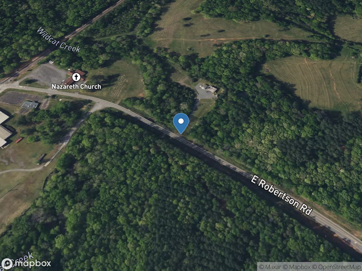 Wildcat Creek below Rock Hill, SC location