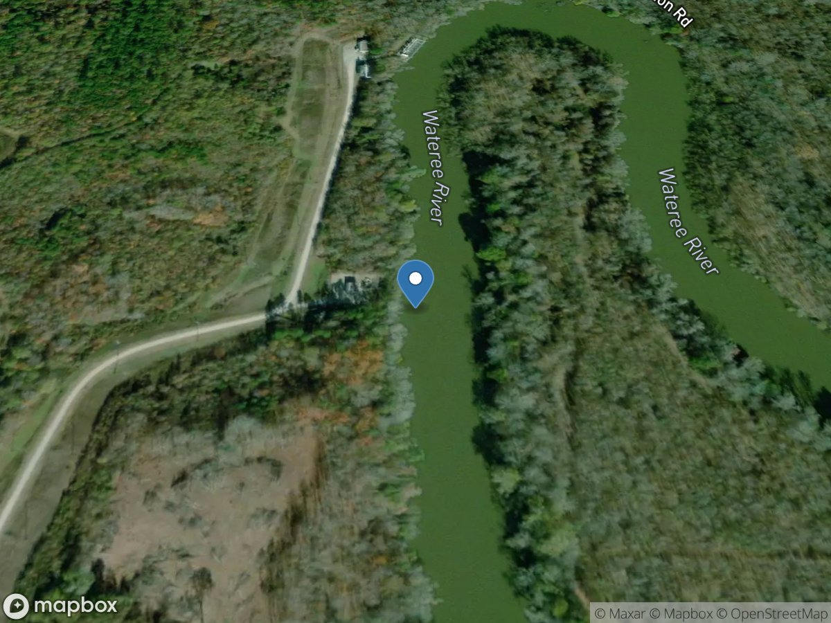 Wateree River near Eastover, SC location