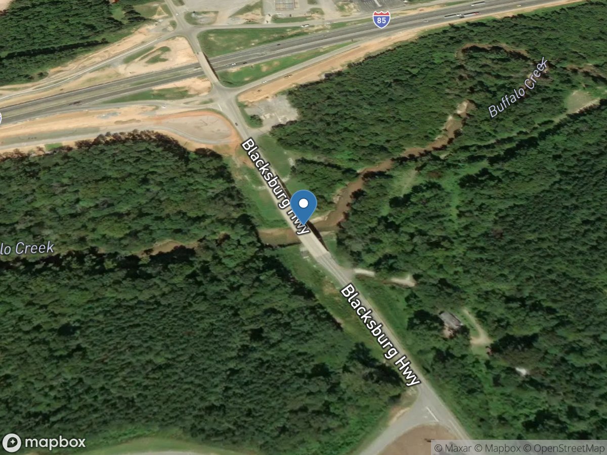 Buffalo Creek near Blacksburg, SC location