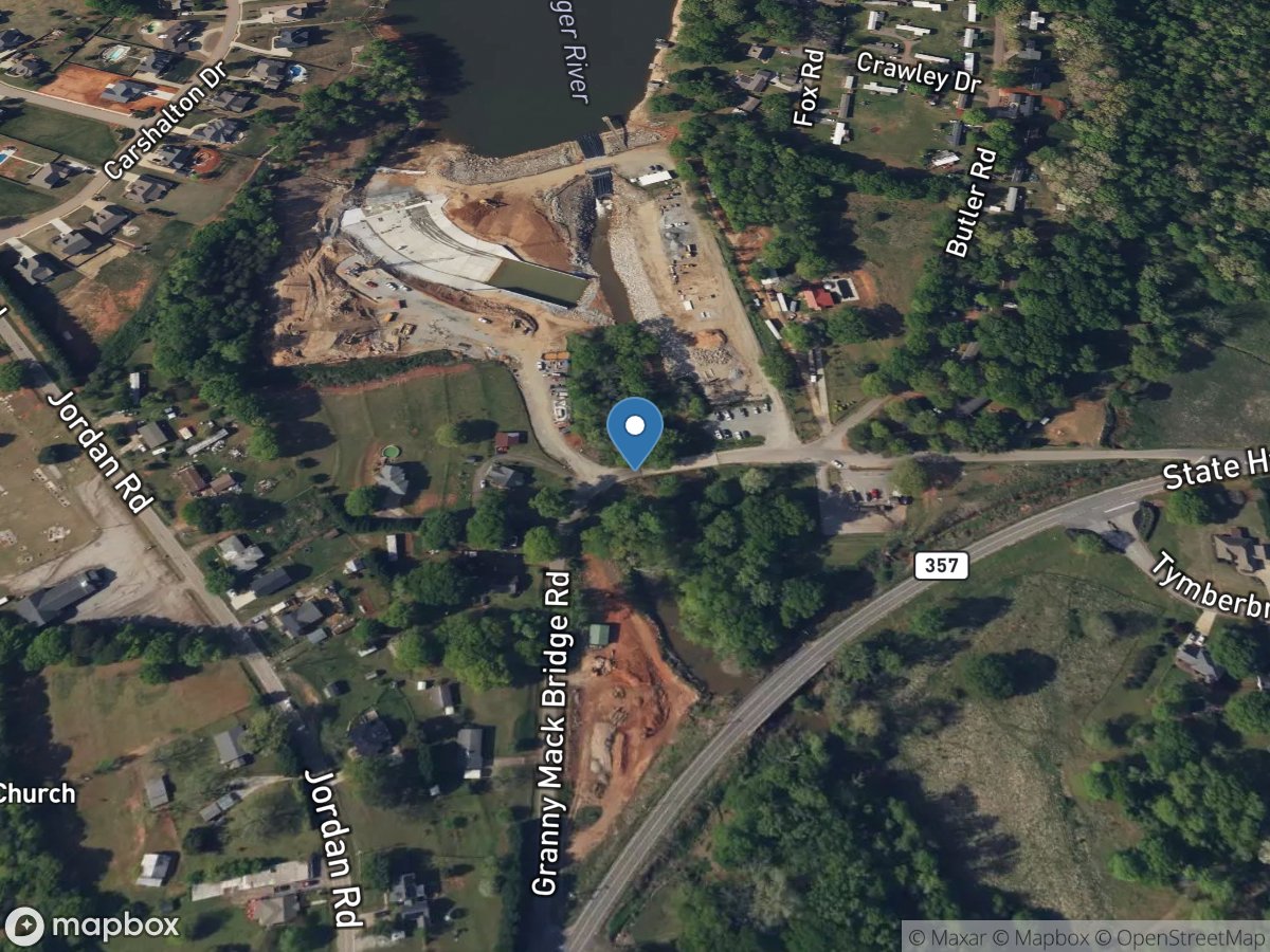 Middle Tyger River below Lyman Lake, near Greer, SC location