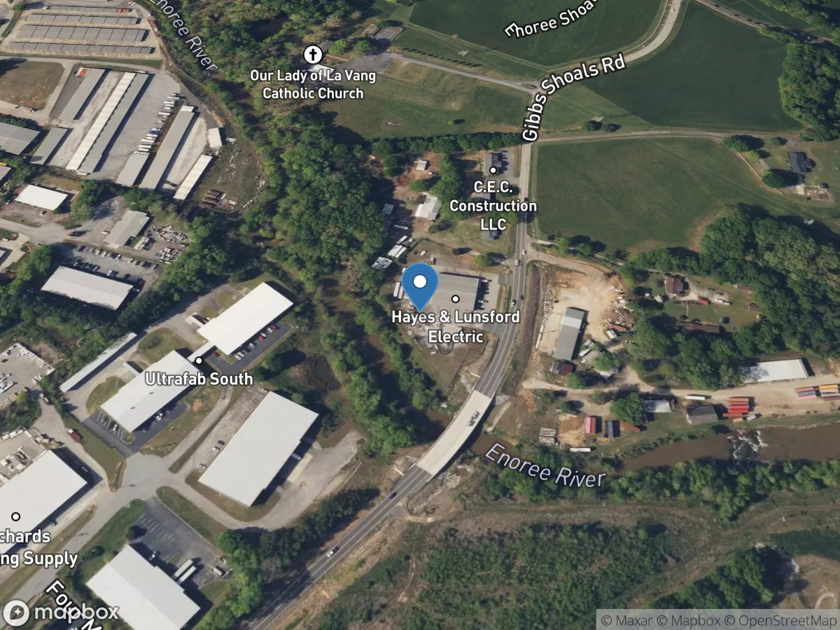 Enoree River at Batesville, SC location