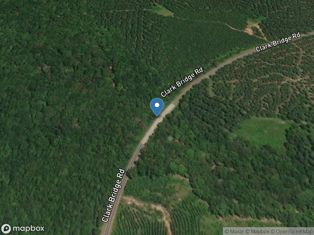 Little River at Clark Bridge Road near Winnsboro, SC location