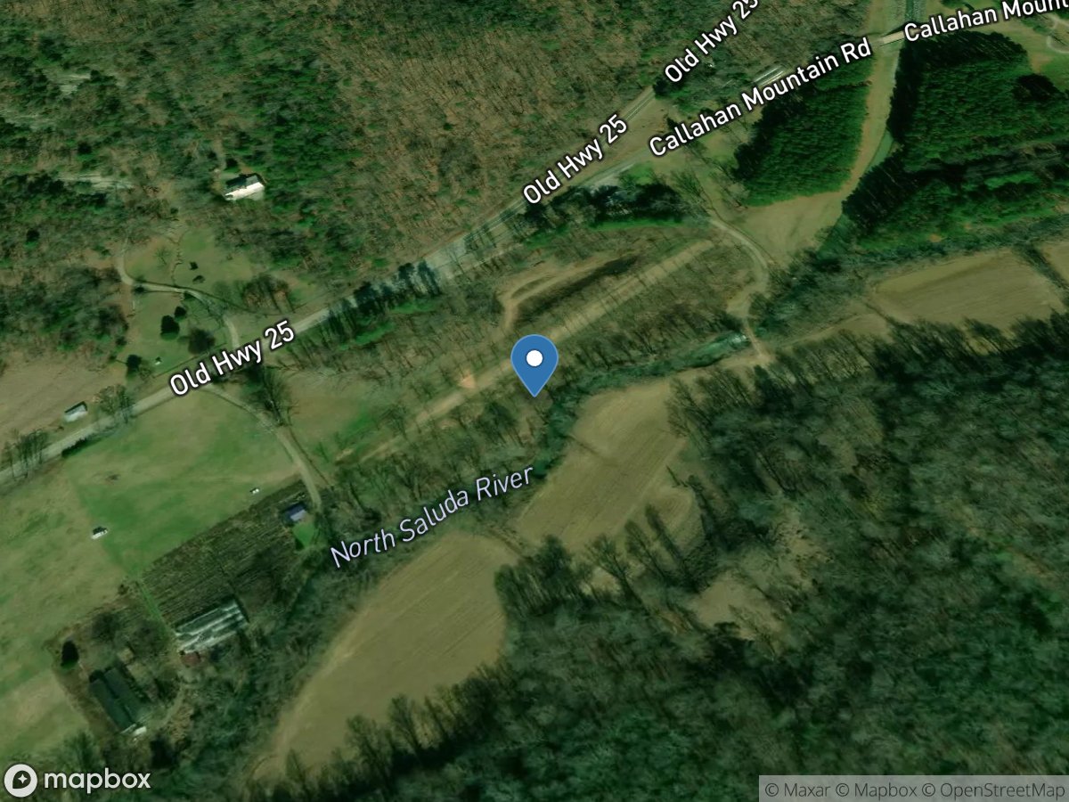 N. Saluda River below N. Saluda Res. above Slater, SC location