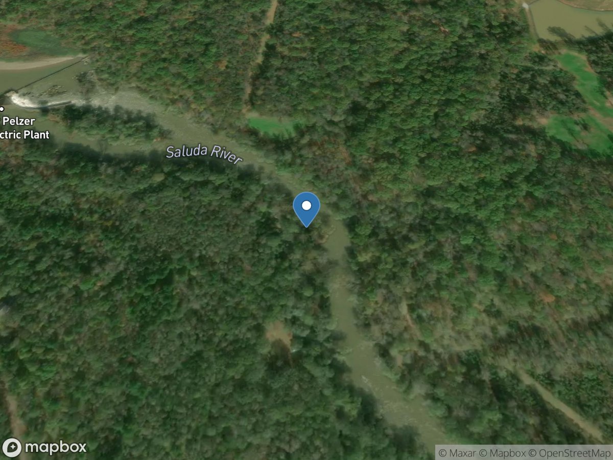 Saluda River near Williamston, SC location