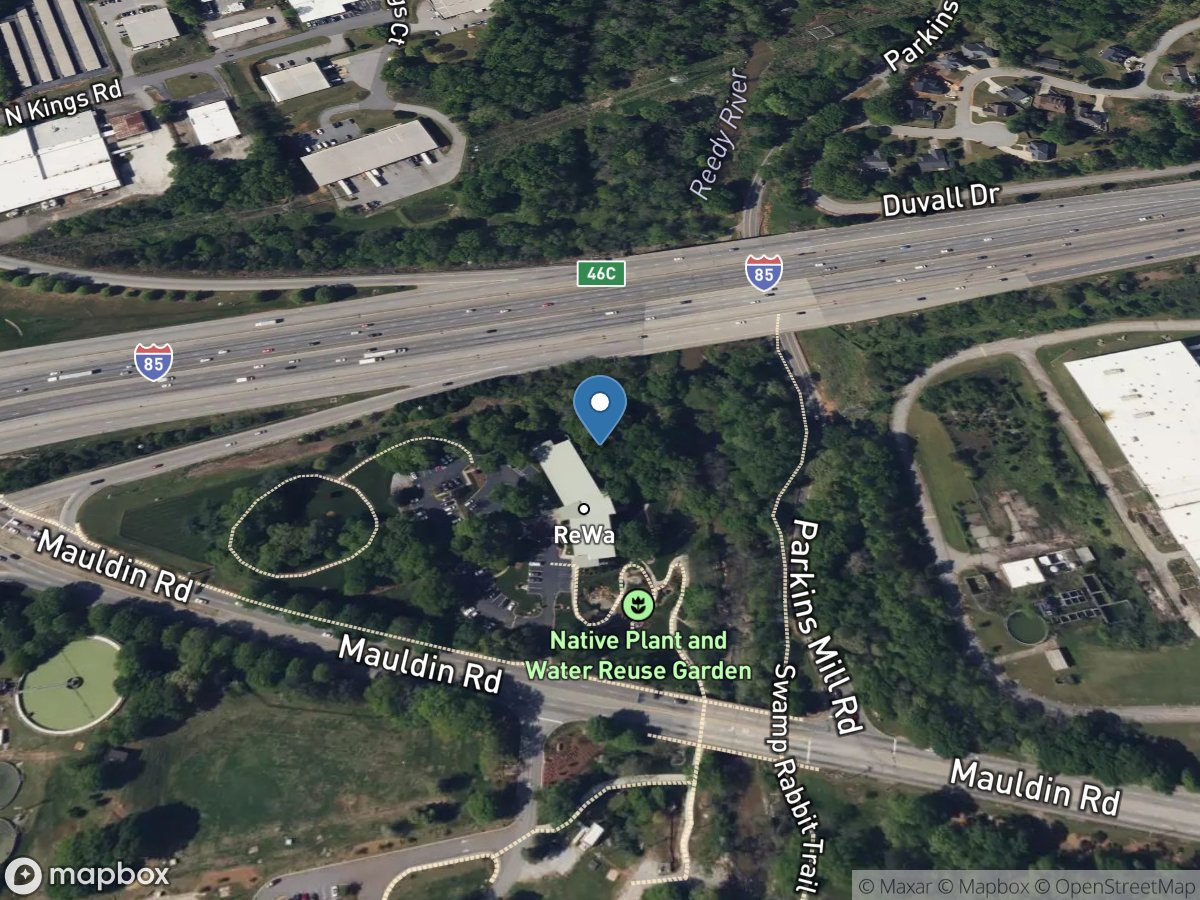 Reedy River near Greenville, SC location