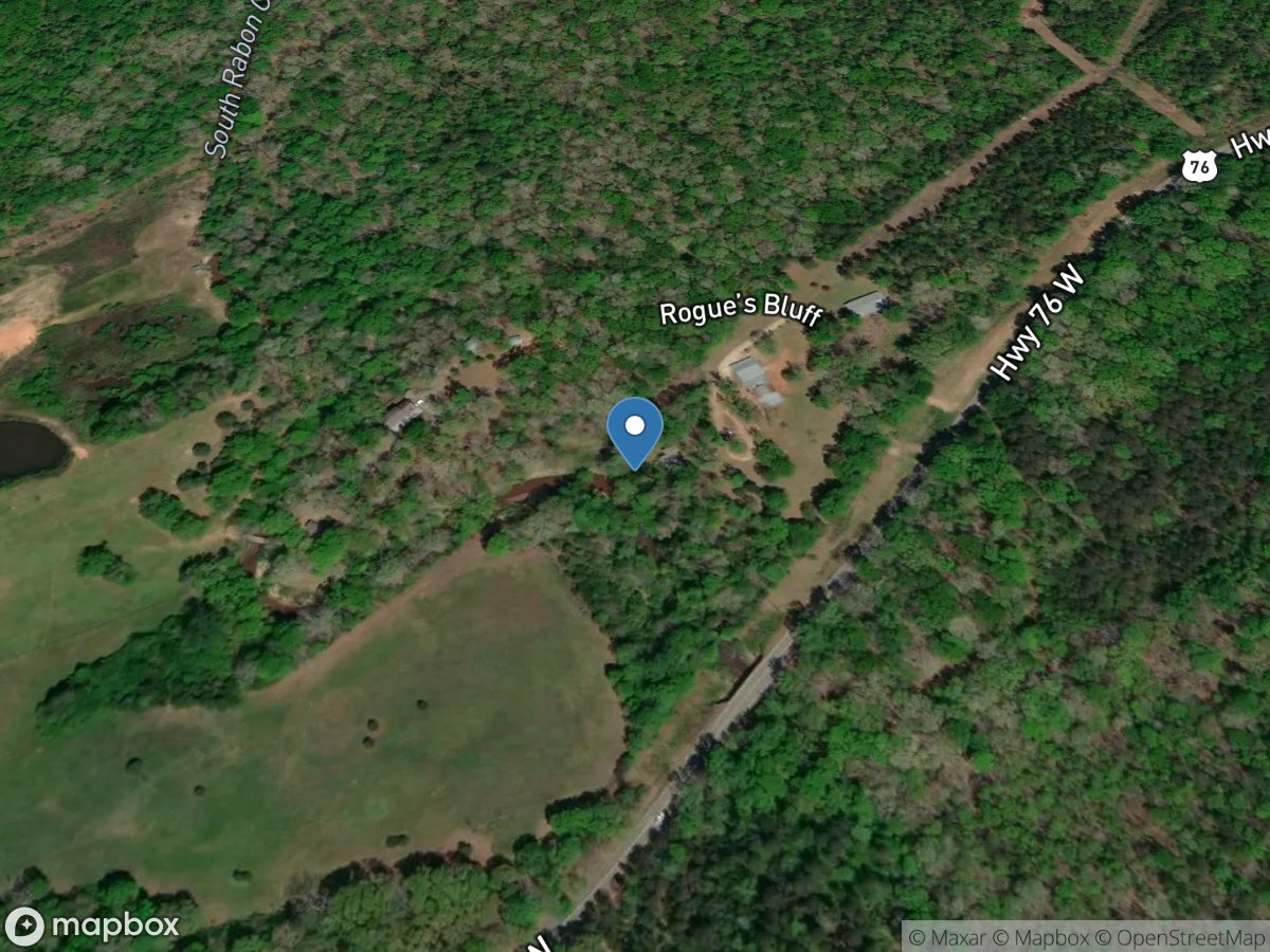 South Rabon Creek near Gray Court, SC location