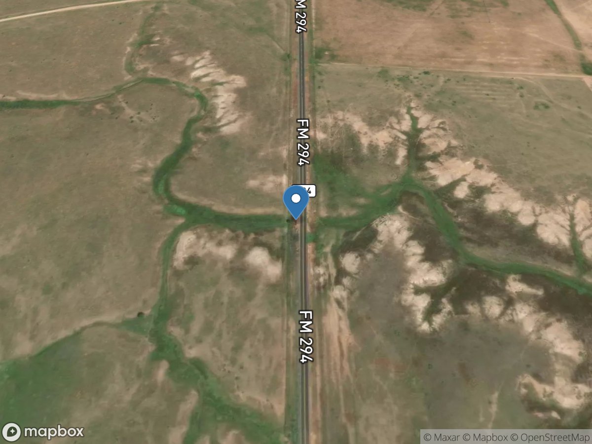 Salt Fork Red Rv Tributary at FM 294 near Goodnight, TX location