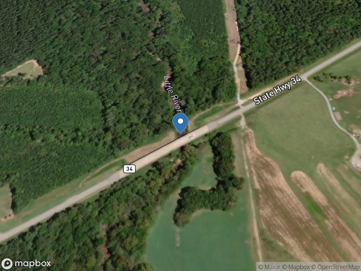 Little River near Silverstreet, SC location