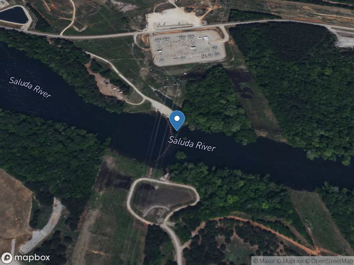 Saluda River below Lake Murray DAM near Columbia, SC location