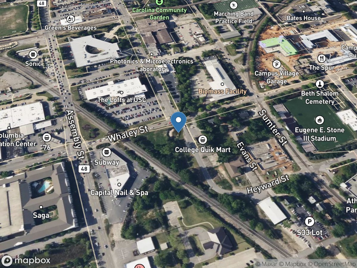 Rocky Branch at Whaley ST at Columbia, SC location