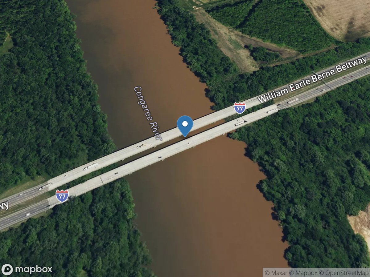 Congaree River below Cayce, SC location