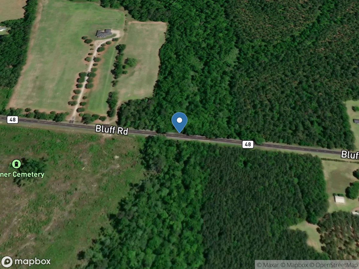 McKenzie Creek near Eastover, SC location