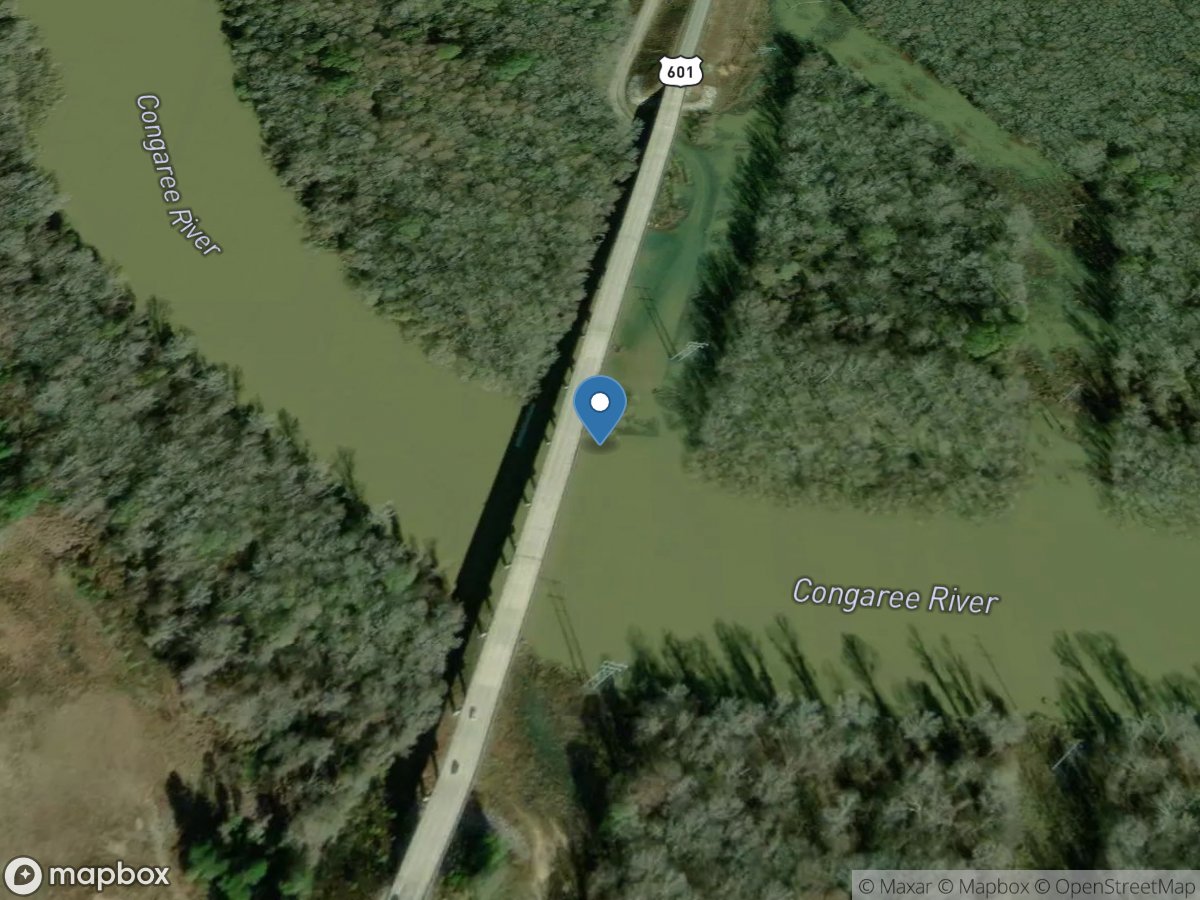 Congaree River at U.s. Highway 601 Nr. Fort Motte, SC location