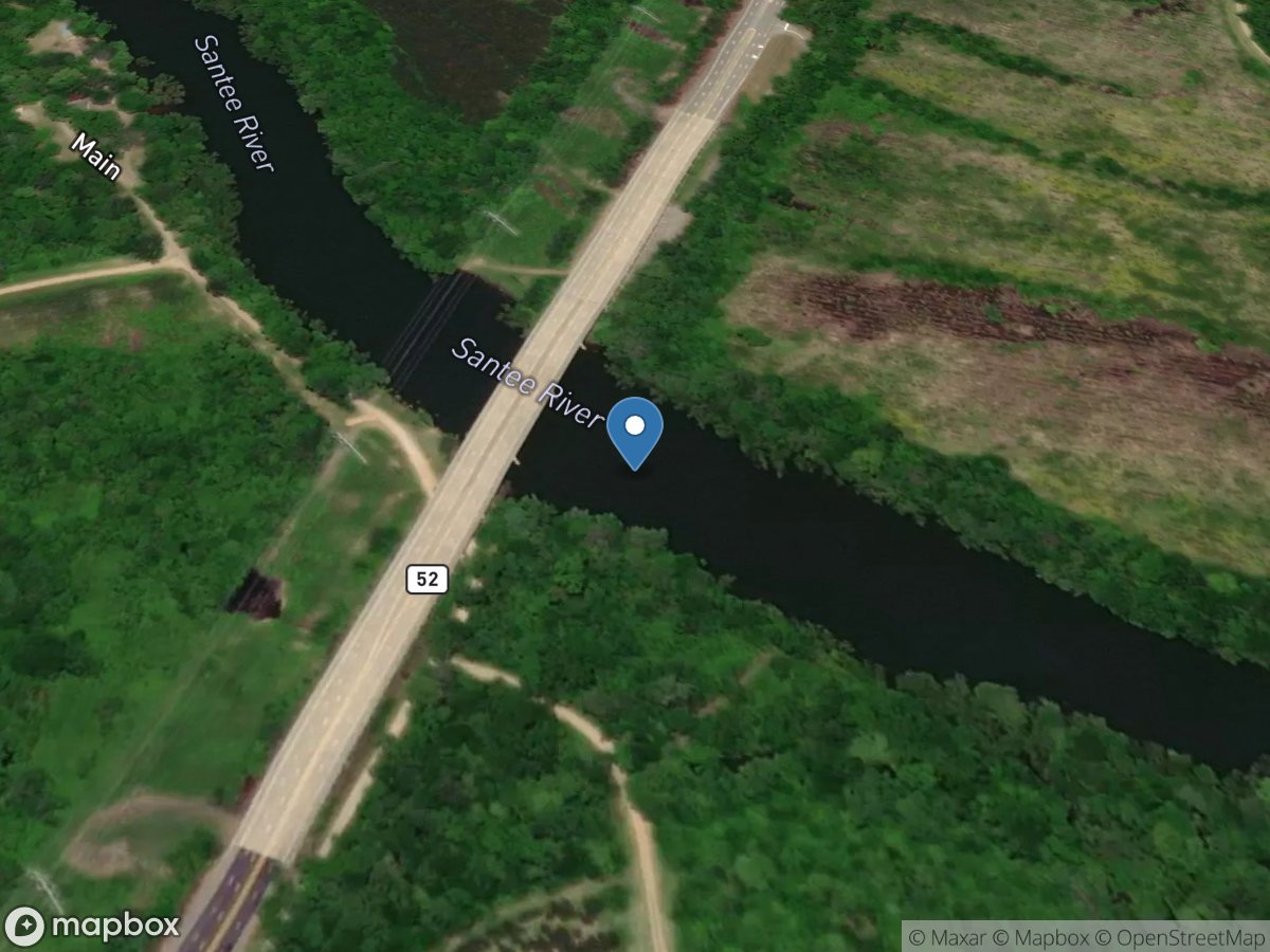 Santee River near Russellville, SC location