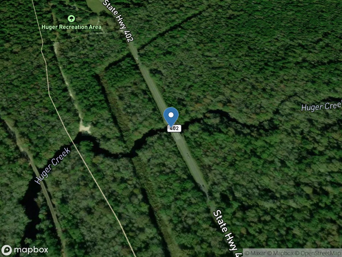 Huger Creek at SC 402 near Huger, SC location