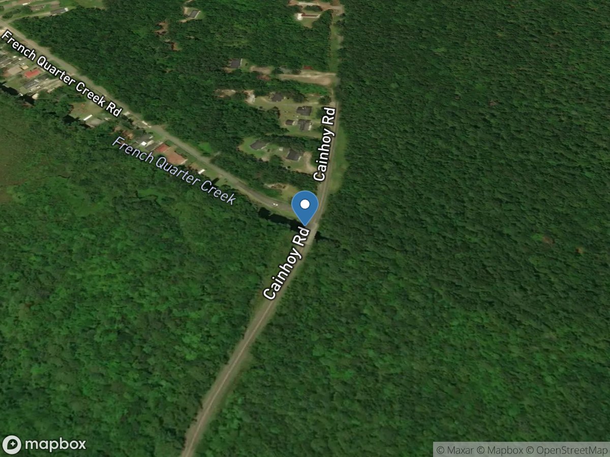 French Quarter Creek near Huger, SC location