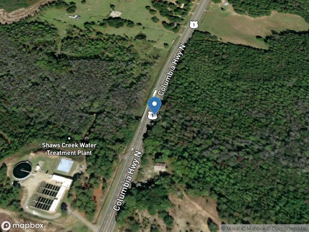 Shaw Creek near Aiken, SC location