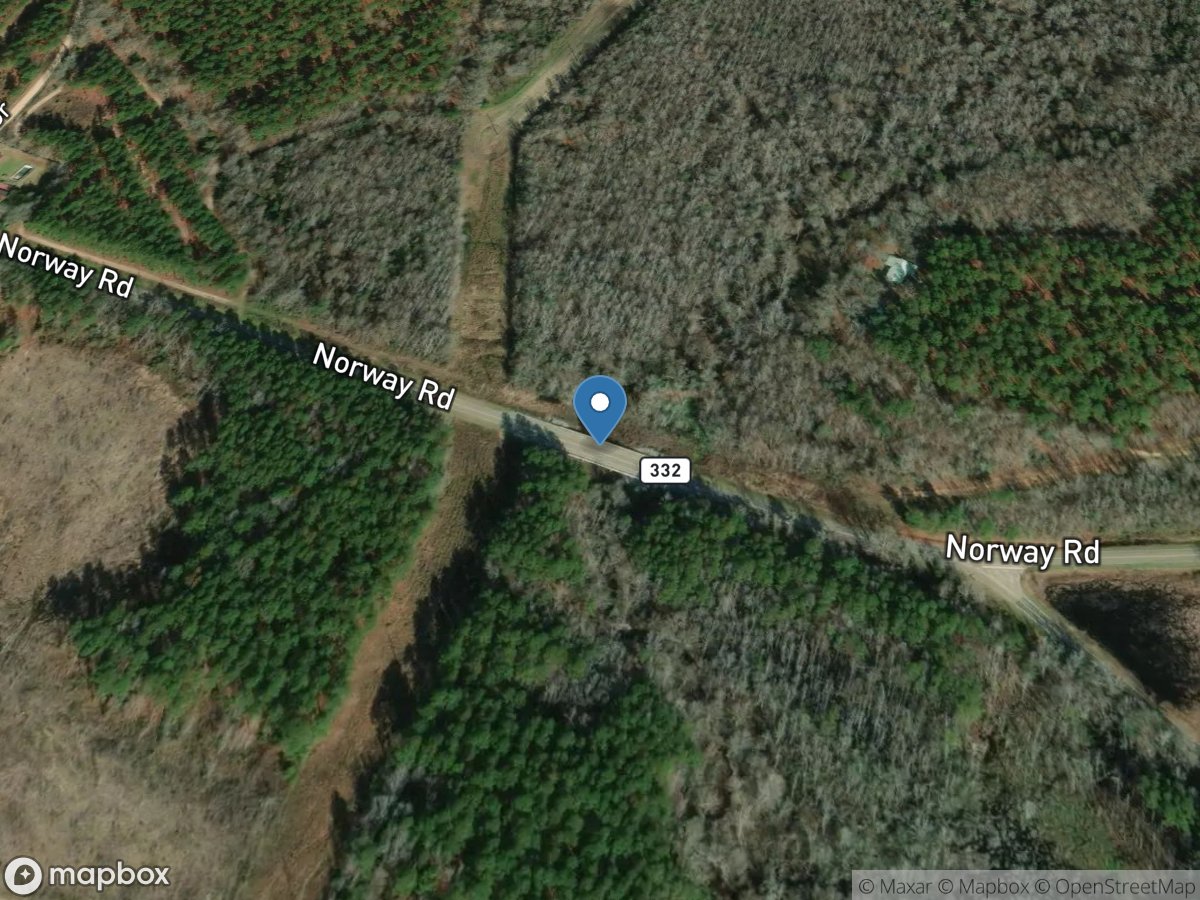 Rocky Swamp Creek near Norway, SC location