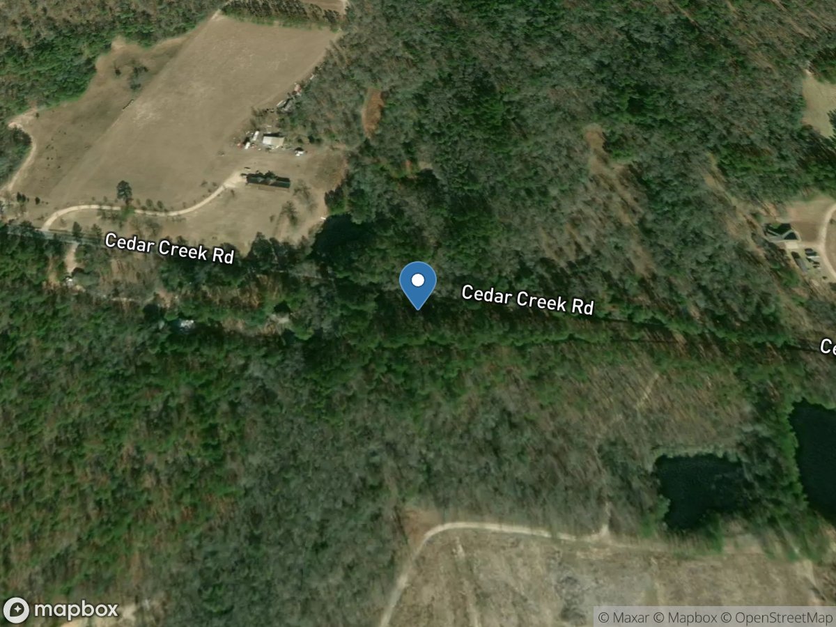 Cedar Creek near Thor, SC location