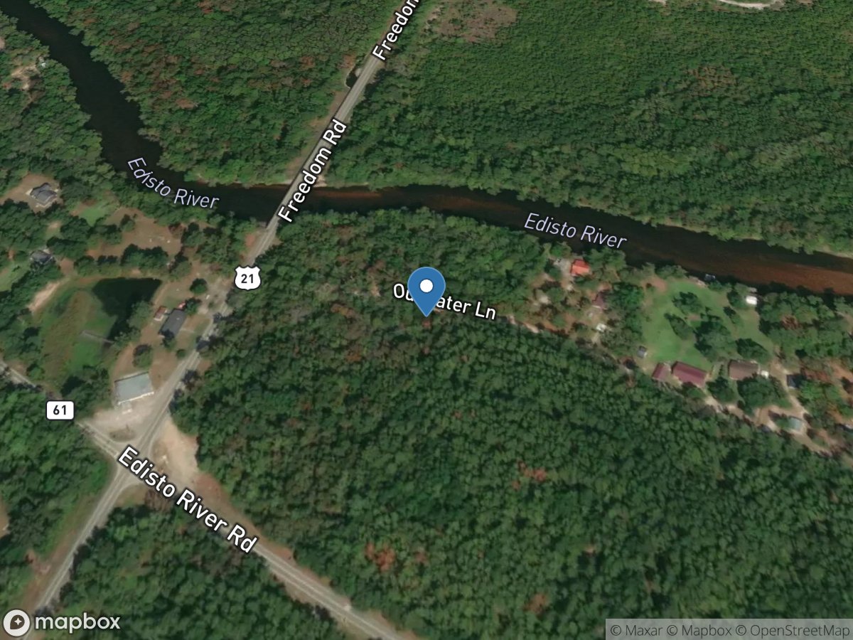 Edisto River near Branchville, SC location