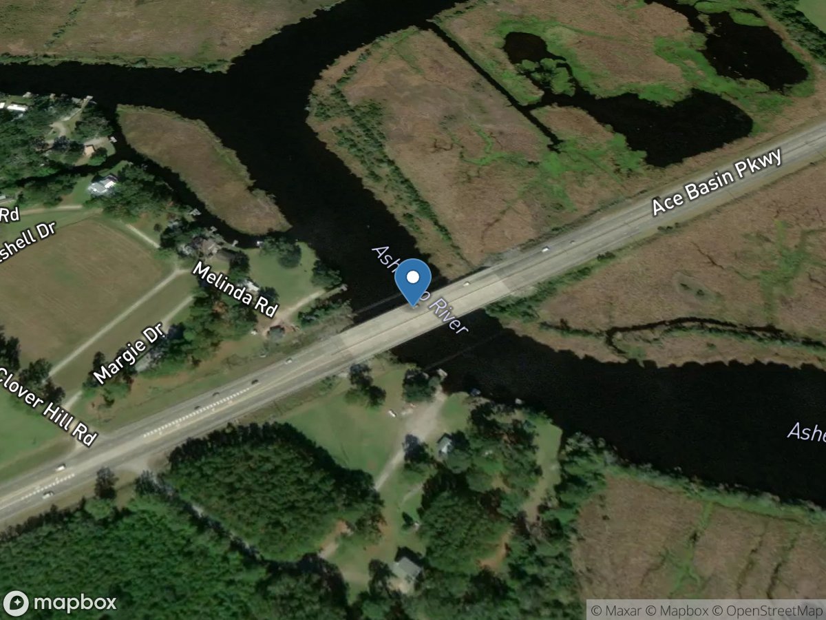 Ashepoo River at Us17 near Greenpond, SC location