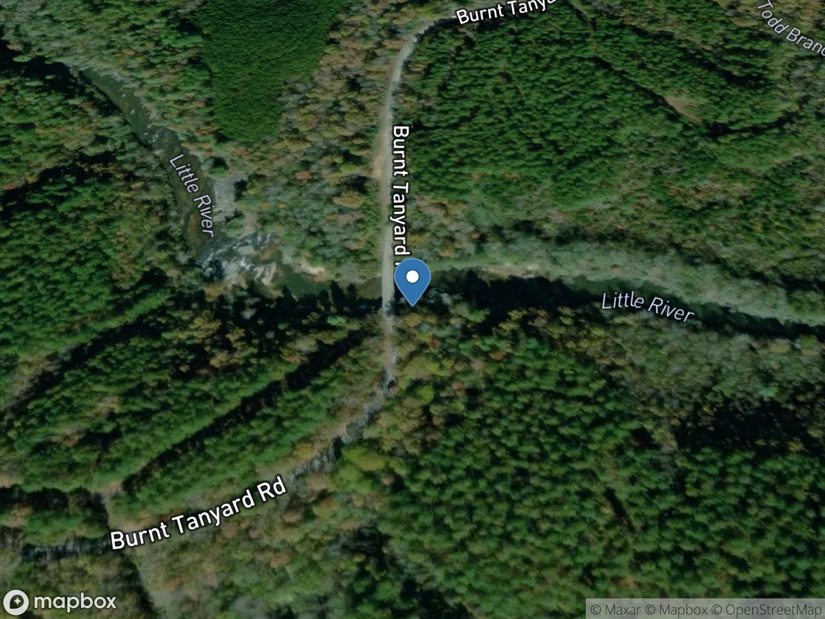 Little River near Walhalla, SC location