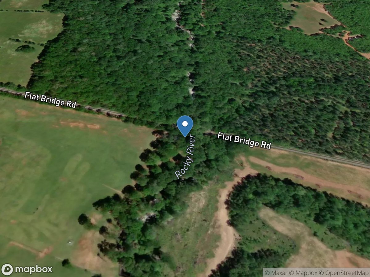 Rocky River near Starr, SC location