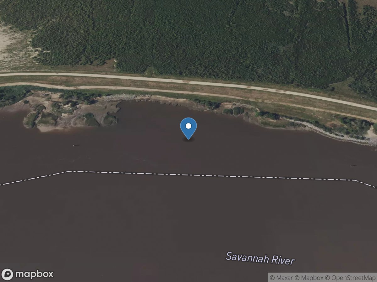 Savannah River at Elba Island, near Savannah, GA location