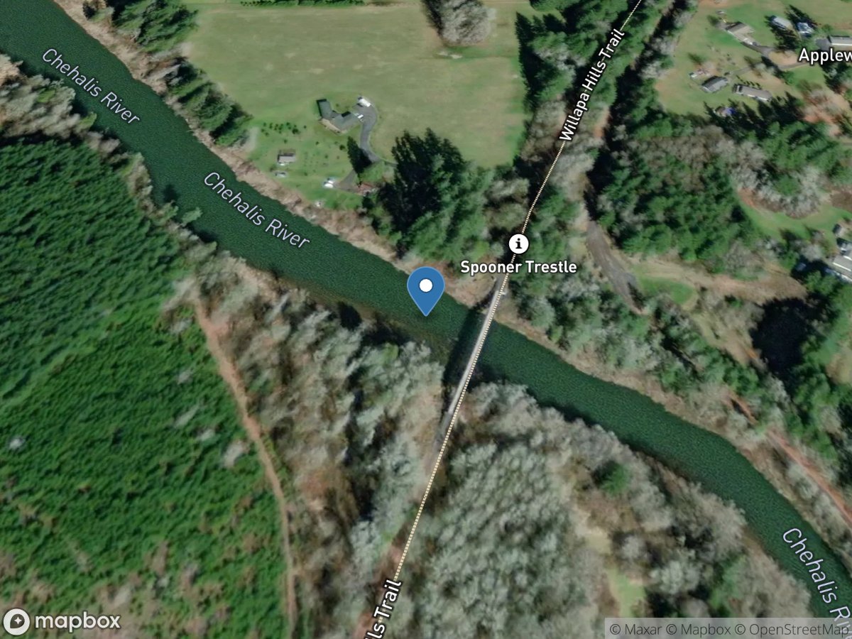 Chehalis River near Adna, WA location