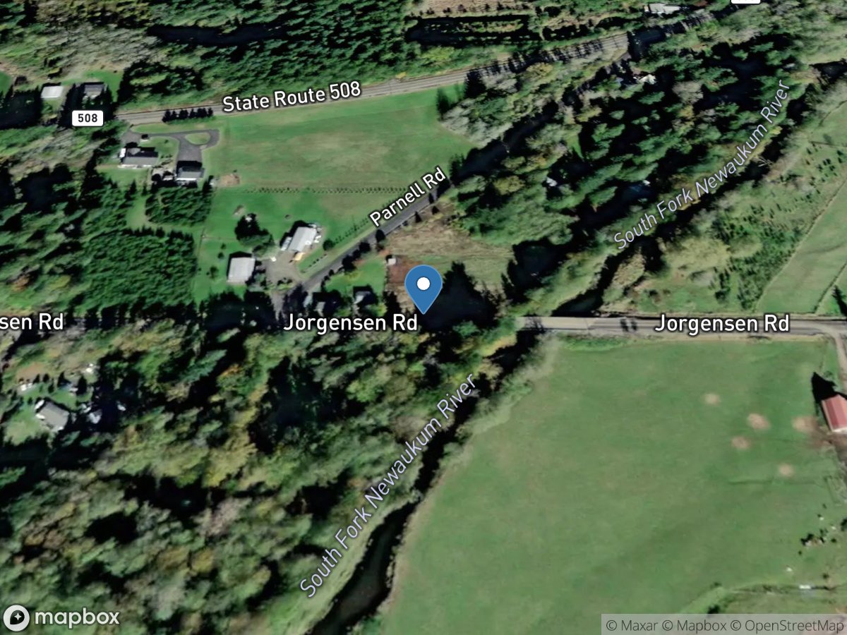 South Fork Newaukum River near Onalaska, WA location