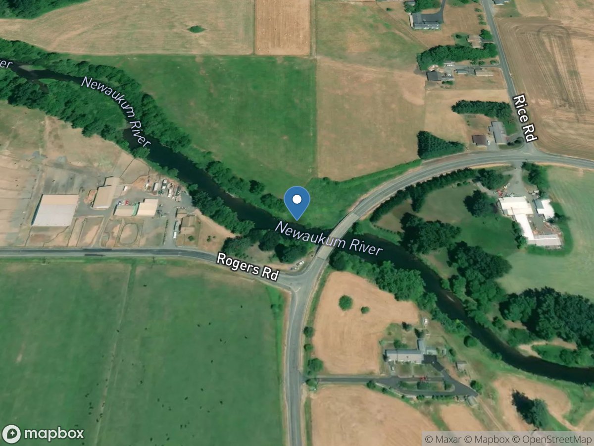 Newaukum River near Chehalis, WA location